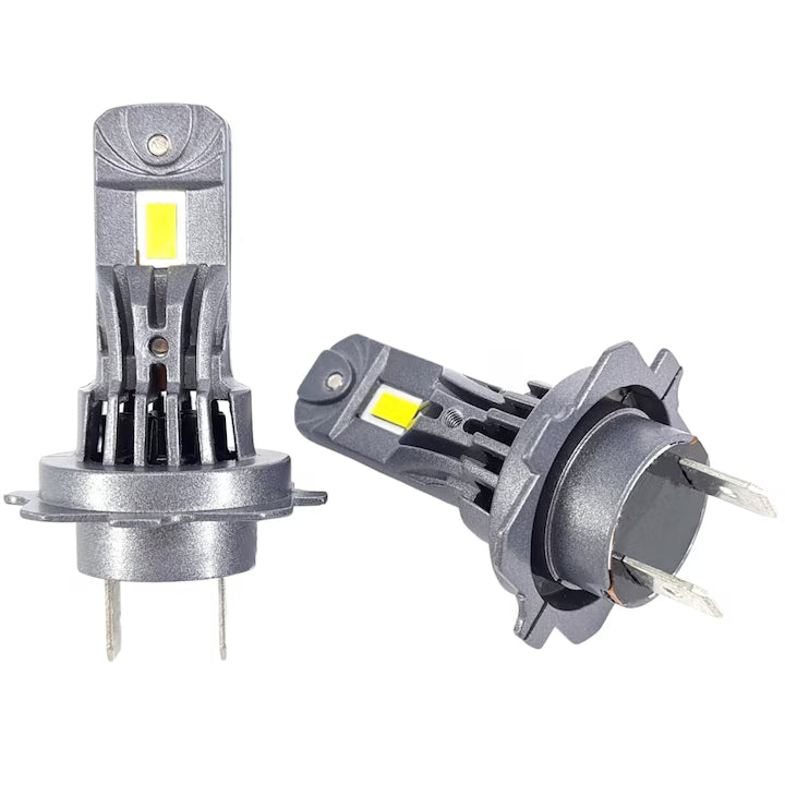 (Gyengitett) H7 LED izzó CANBUS 12V 6500K Jégfehér - Hideg fehér 7035 CSP H7 LED 2700LM 2db