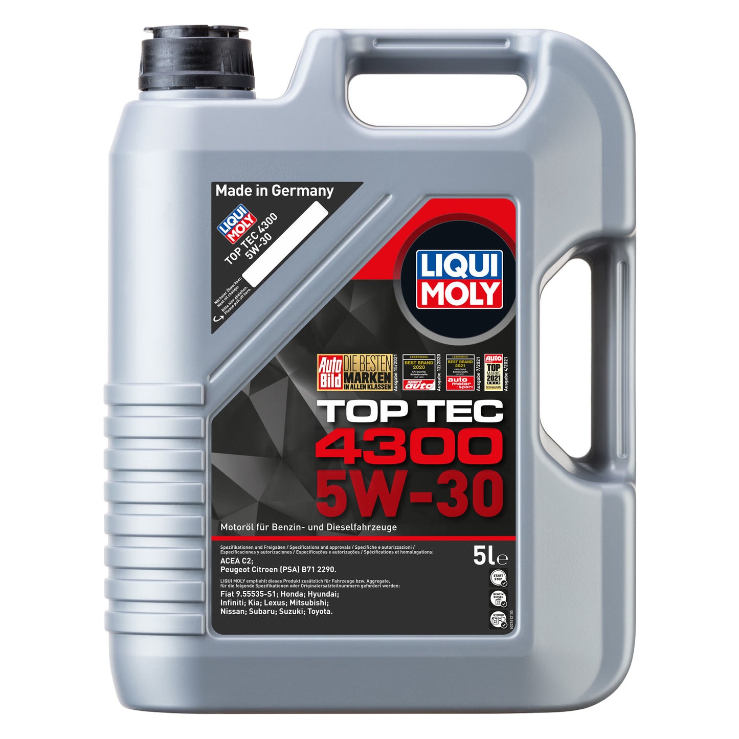 LIQUI MOLY AG LM2324 *LM Motorolaj 5W-30 5L Liqui Moly Top Tec 4300