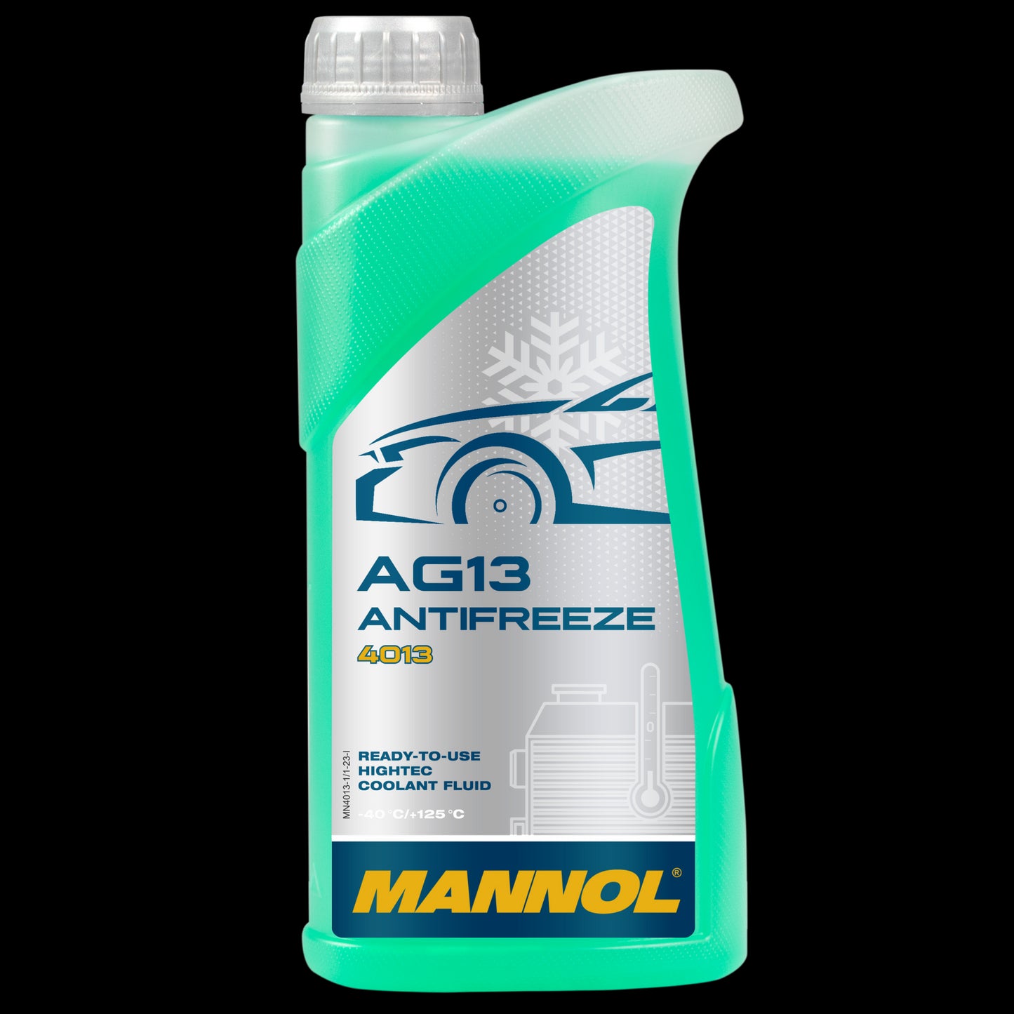 Fagyálló folyadék zöld 1L MANNOL Antifreeze AG13 (-40 °C) Hightec 4013