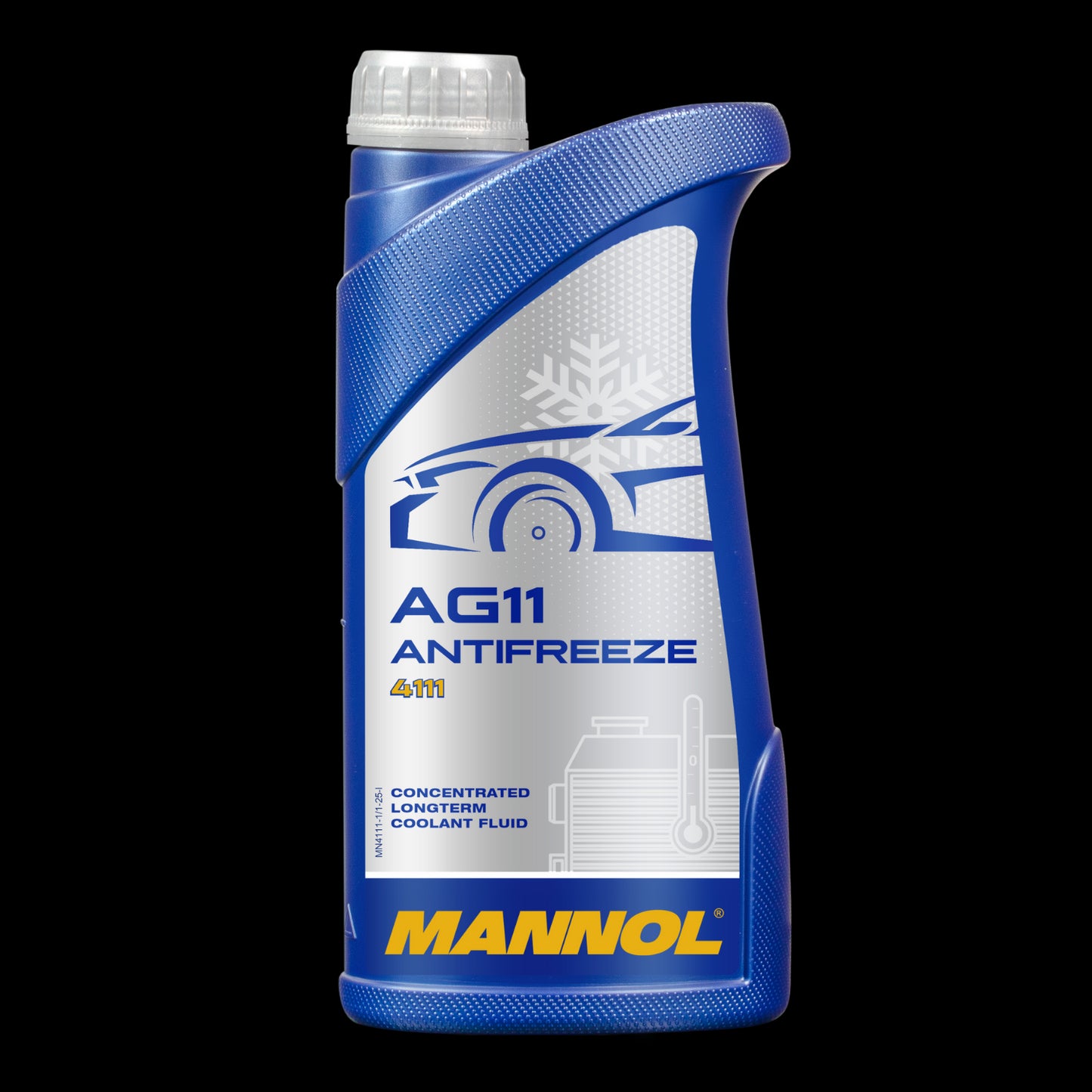 Fagyálló folyadék kék 1L MANNOL Antifreeze AG11 Longterm 4111