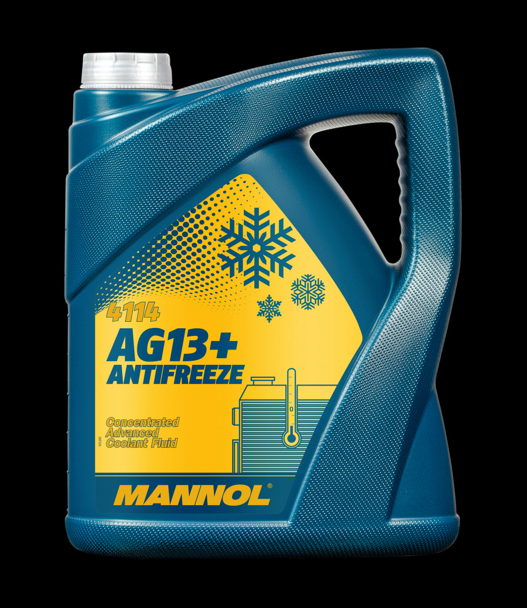 Fagyálló folyadék sárga 5L MANNOL Antifreeze AG13+ Advanced 4114