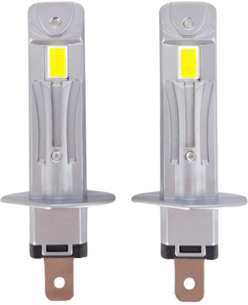 H1 LED izzó CANBUS 12V 6500K Jégfehér - Hideg fehér 7035 CSP LED 2700LM 2db
