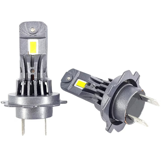 (Gyengitett) H7 LED izzó CANBUS 12V 6500K Jégfehér - Hideg fehér 7035 CSP H7 LED 2700LM 2db