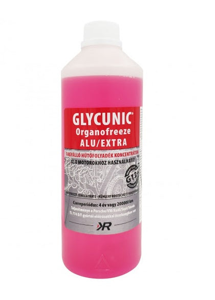 Fagyálló folyadék piros Glycunic Organofreeze Alu Extra