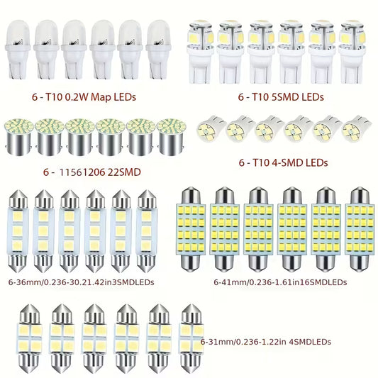 42 DB-os LED IZZÓ KÉSZLET AUTÓBA