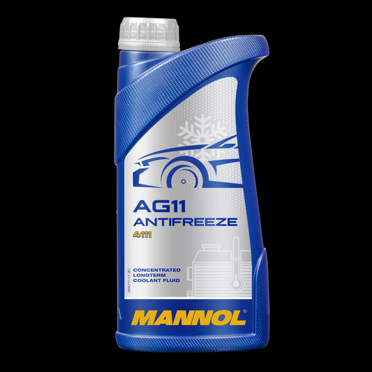 Fagyálló folyadék kék 1L MANNOL Antifreeze AG11 Longterm 4111