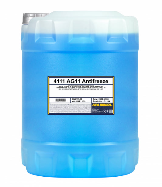 Fagyálló folyadék kék MANNOL Antifreeze AG11 Longterm 4111