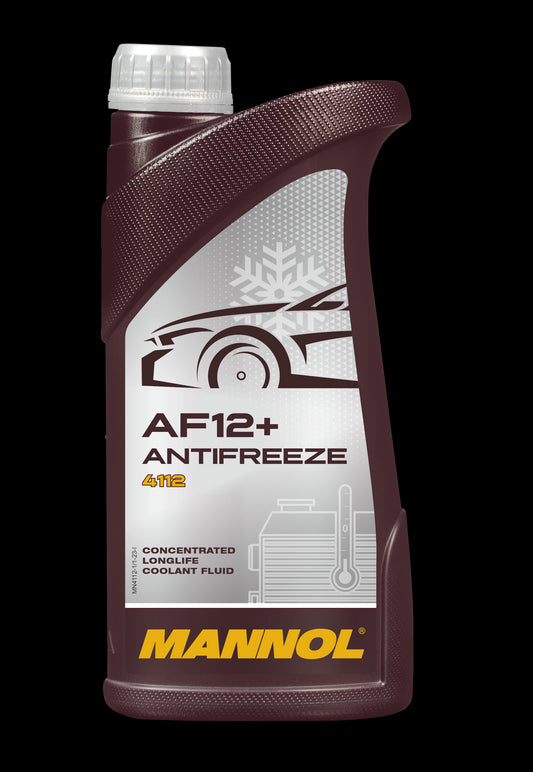 Fagyálló folyadék piros 1L MANNOL Antifreeze AF12+ Longlife 4112