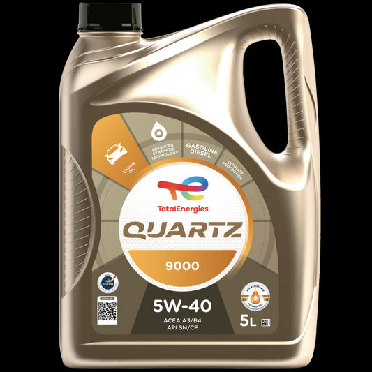 Motorolaj 5W-40 5L Total Quartz 9000